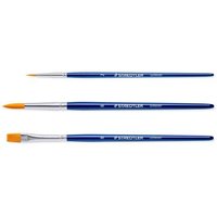 STAEDTLER 989-SBK3-3 989 Synthetik-Pinsel, 3 Stück STAEDTLER 989-SBK3-3 989 Synthetik-Pinsel, 3 Stück von Staedtler