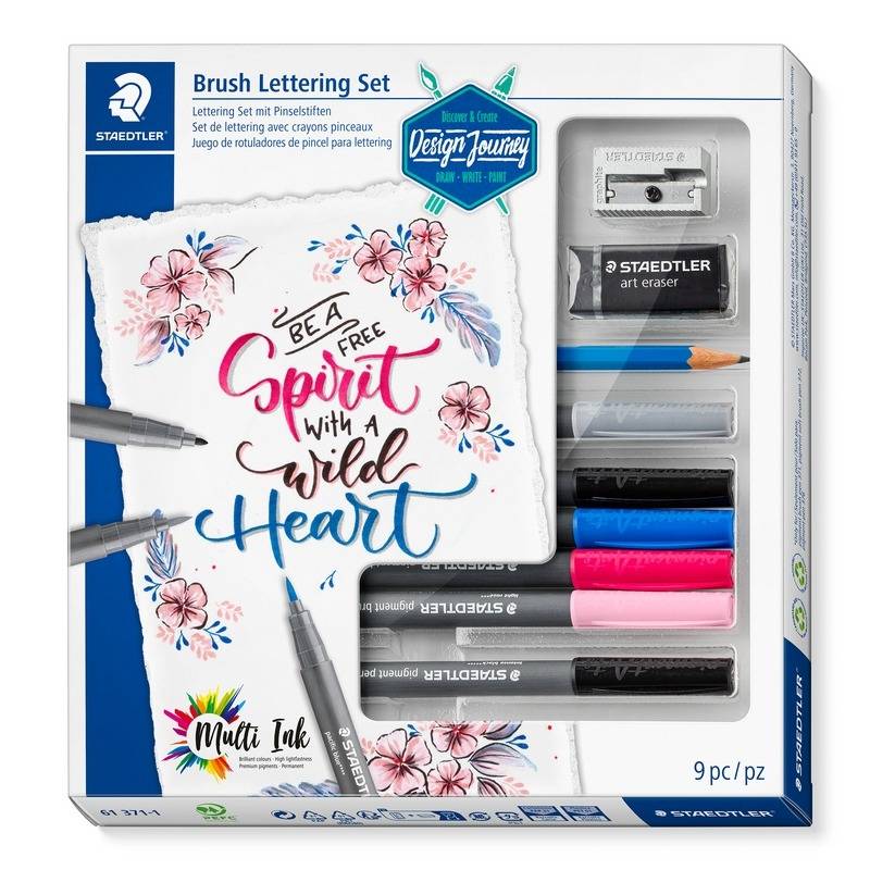 STAEDTLER Brush Lettering 9er Set von Staedtler