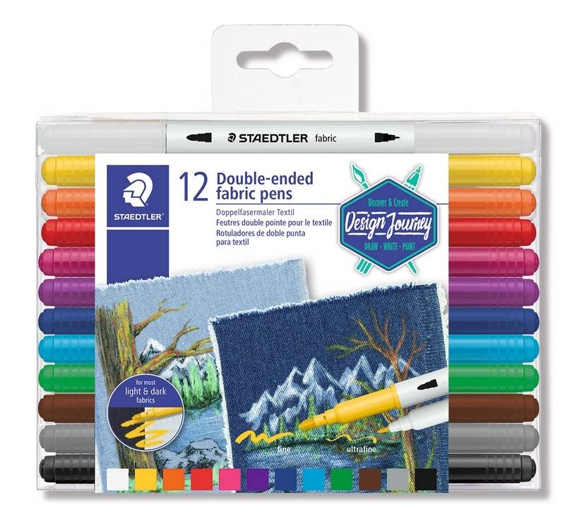 STAEDTLER Fasermaler 3190 textil 12 St von Staedtler