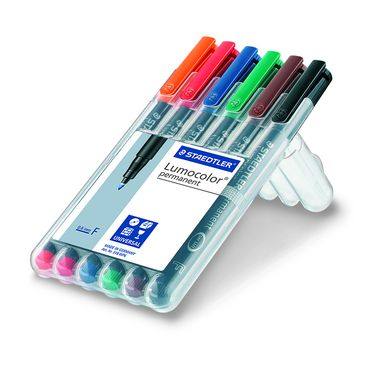 STAEDTLER Folienstift Lumocolor 318 F permanent 6 St von Staedtler