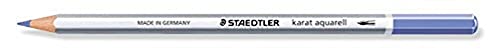 Staedtler 125-33 karat aquarell Farbstift, wasservermalbar, 6 Stück im Kartonetui, kobaltblau von Staedtler