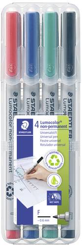 Staedtler Folienstift Lumocolor® 316 WP4 Rot, Blau, Grün, Schwarz von Staedtler