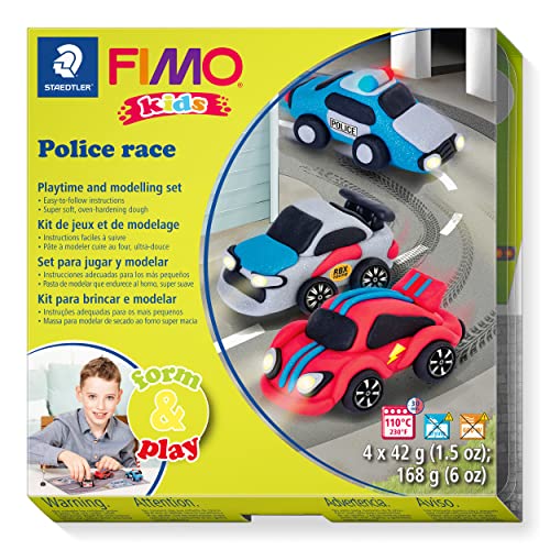 STAEDTLER 8034 29 LZST Police Race FIMO Form&Play, Mehrfarbig von Staedtler