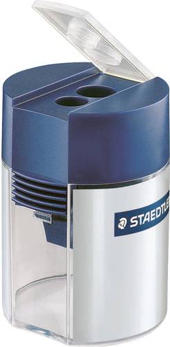 Staedtler Doppelspitzdose 512 001 Blau-Silber (fluoreszierend) Ausführung des Behälters=Dose von Staedtler