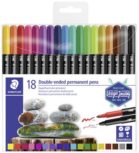 Staedtler Fasermaler 3187 TB18 18St. von Staedtler