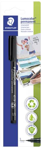 Staedtler Lumocolor 313-9 BK-1 Permanentmarker Schwarz wasserfest: Ja von Staedtler