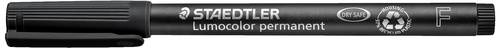 Staedtler Lumocolor permanent F DRY SAFE 318-9 Permanentmarker Schwarz wasserfest: Ja von Staedtler