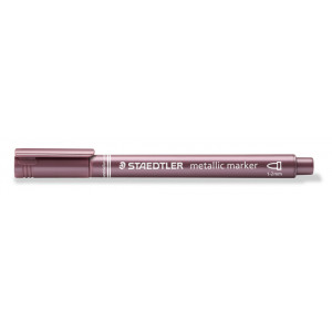 Staedtler Marker Stift Metallic Rot 1-2mm - 1 Stk von Staedtler