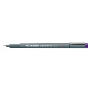 Staedtler Pigment Liner Stift Lila 0,5mm - 1 Stk von Staedtler