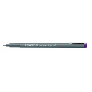 Staedtler Pigment Liner Stift Violet 0,3mm - 1 Stk von Staedtler