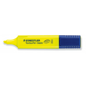 Staedtler Textsurfer Classic Textmarker Gelb 1-5 mm - 1 Stk von Staedtler