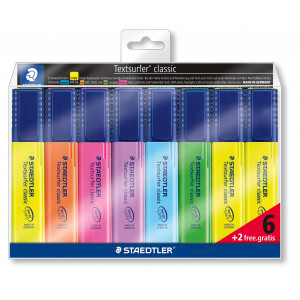 Staedtler Textsurfer Classic Textmarker Limited Edition Farbenmix 1-5m von Staedtler