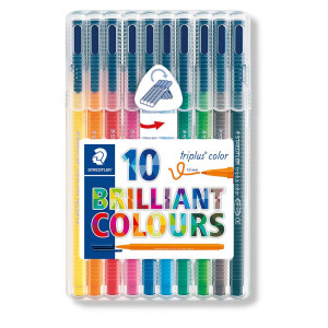 Staedtler Triplus Color Stifte Farbenmix 1mm - 10 Stk von Staedtler