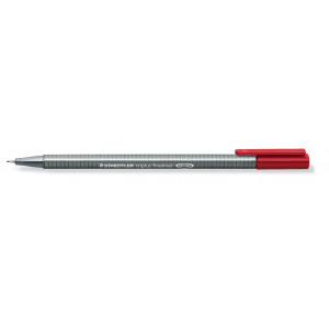 Staedtler Triplus Fineliner Stift Karminrot 0,3mm - 1 Stk von Staedtler