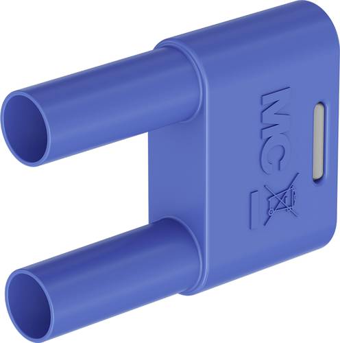 Stäubli SKS-4N-19 Verbindungsstecker Blau Stift-Ø: 4mm Stiftabstand: 19mm 1St. von Stäubli