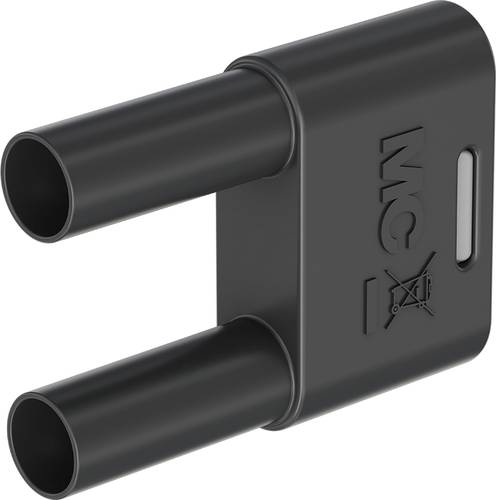 Stäubli SKS-4N-19 Verbindungsstecker Schwarz Stift-Ø: 4mm Stiftabstand: 19mm 1St. von Stäubli