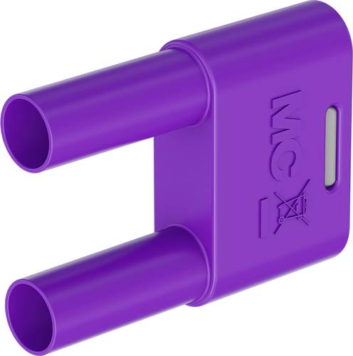 Stäubli SKS-4N-19 Verbindungsstecker Violett Stift-Ø: 4mm Stiftabstand: 19mm 1St. von Stäubli