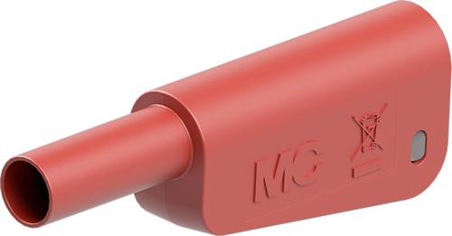 Stäubli SLM-4N-46 Sicherheits-Lamellenstecker Stecker Stift-Ø: 4mm Rot von Stäubli