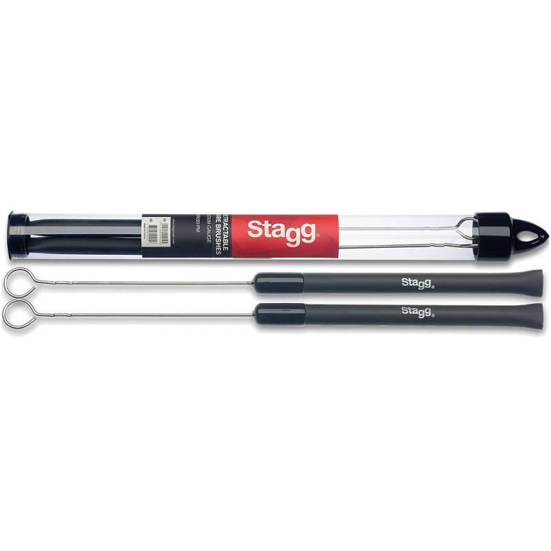 Stagg Rubber Handle Telescopic Brushes Rubber Handle Besen von Stagg