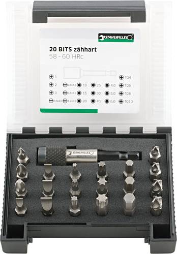 Stahlwille 1204/21-2 BIT-SET IN KUNSTSTOFFBOX 96080122 Bit-Set von Stahlwille