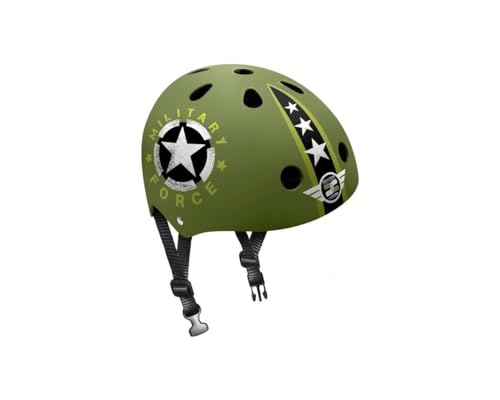 STAMP - SKATE HELM mit einstellbaren Tailleneinstellungen (ca. 54-60 cm) - SKIDS CONTROL Military von Stamp