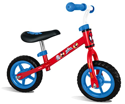 STAMP Boys SPIDEY RUNNING BIKE, Blau Rot, One Size von Stamp