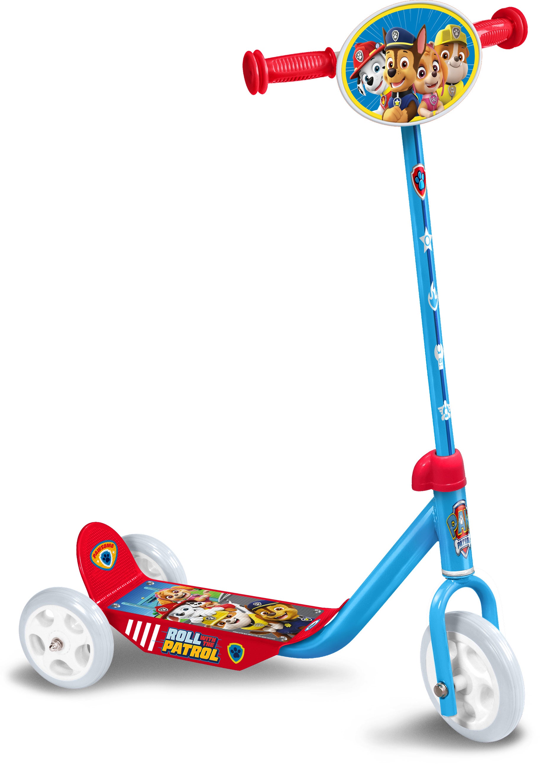 Stamp Paw Patrol 3-rädriger Tretroller, Blau/Rot von Stamp