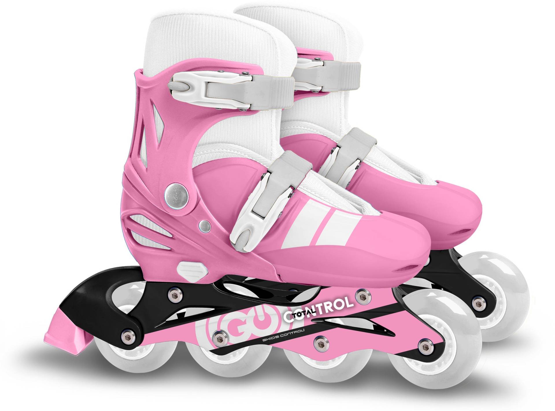 Stamp Skids Control Inlineskates Größe 30-33, Rosa/Grau von Stamp