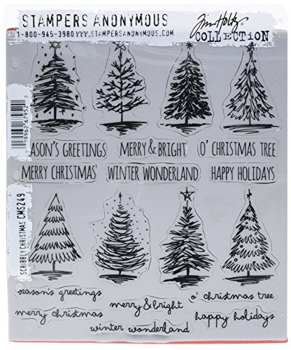 Art Gone Wild Scribbly Weihnachts-Stempel, Grau Art Gone Wild Scribbly Weihnachts-Stempel, Grau von Stampers Anonymous