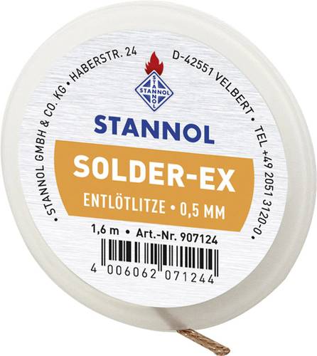 Stannol Solder-Ex Entlötlitze Länge 1.6m von Stannol