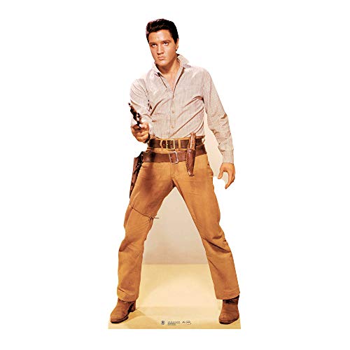 Star Cutouts Pappaufsteller von Elvis Gunfight von STAR CUTOUTS