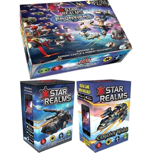 Wise Wizard Games Star Realms Boxed Sets Bundle: Kernspiel, Colony Wars und Frontiers von Star Realms