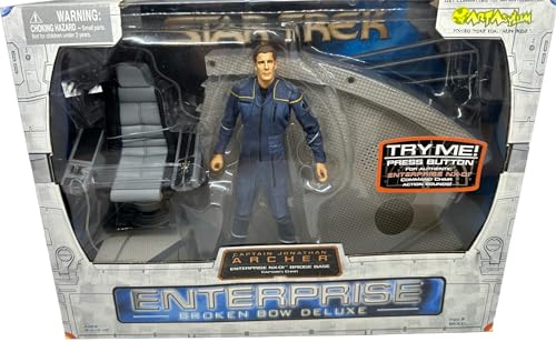 Star Trek Enterprise NX-01 - Captains Stuhl + Archer Action Figur - mit original Sound von Star Trek