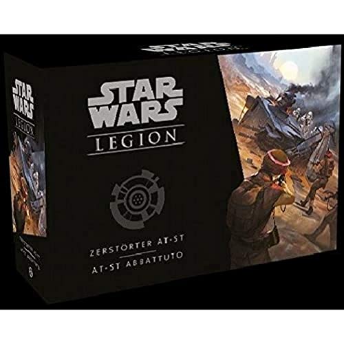 Atomic Mass Games, Star Wars: Legion – Zerstörter AT-ST, Erweiterung, Tabletop, 2 Spieler, Ab 14+ Jahren, 120-180 Minuten, Deutsch von Fantasy Flight Games