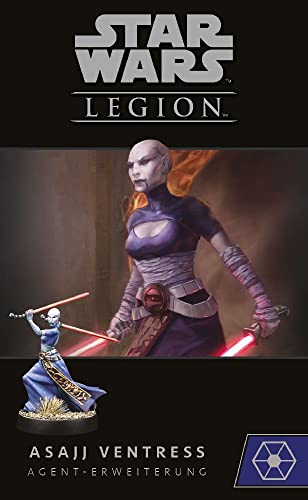 Atomic Mass Games, Star Wars: Legion – Asajj Ventress, Agent-Erweiterung, Tabletop, 2 Spieler, Ab 14+ Jahren, 120-180 Minuten, Deutsch von Star Wars