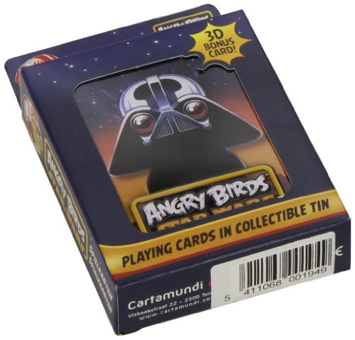 Cartamundi 22517860 Angry Birds 22500194-Angry Star Wars Spielkarten, Darth Vader von Cartamundi