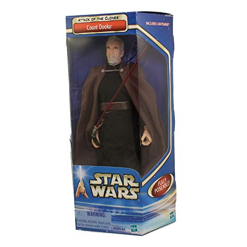 Count Dooku (Darth Tyranus) "Attack of the Clones" 12" Inch, 30 cm Actionfigur - Star Wars Saga Collection 2003 von Hasbro von Star Wars