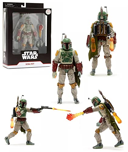 Disney Diamond Select Boba Fett Star Wars Sammelfigur, Star Wars – inklusive Zubehör und Mandalorianer-Helm von Star Wars