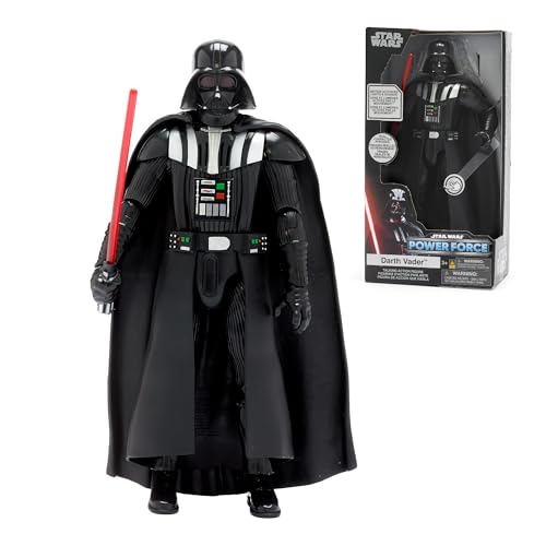 Disney Store Official - Darth Vader - Sprechende Actionfigur - Star Wars Spielzeug - 27,5 cm/11" - Lichtschwert mit Licht- und Geräuscheffekten - Sätze auf Englisch - Batterien enthalten - Ab 3 Jahren von Disney Store