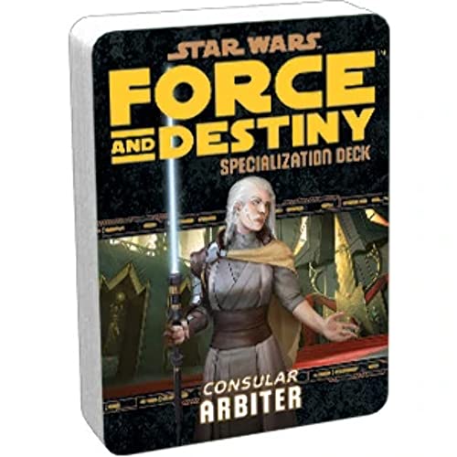 Fantasy Flight Games Star Wars RPG: Force and Destiny - Arbiter Specialization Deck - Englisch von Star Wars