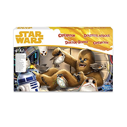 Hasbro Gaming Star Wars Dr. Bibber Chewbacca Version, klassisches Vorschulspiel von Star Wars