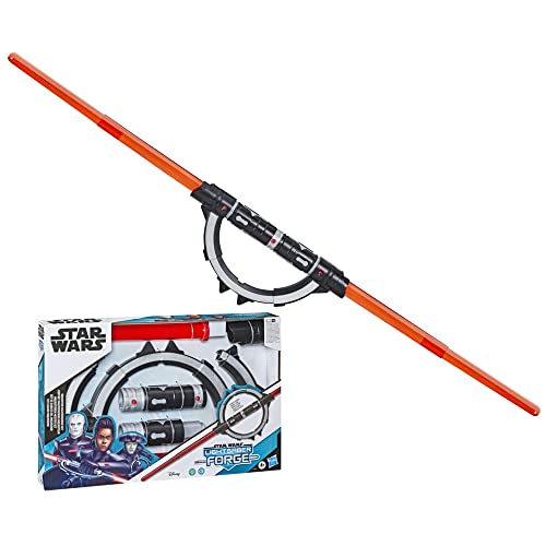 Hasbro Star Wars Lightsaber Forge Inquisitoren Meister Set, elektronisches Doppelklingen-Lichtschwert, Spielzeug für Kids ab 4 von Star Wars