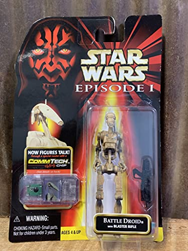 Hasbro Star Wars: Episode 1 Battle Droid (Dirty) Aktion Steht von Star Wars