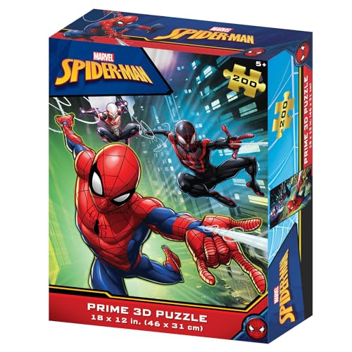 Prime 3D 33034 RD-RS263090 Marvel Spiderman Linsenpuzzle 200 Teile, bunt, único von Star Wars