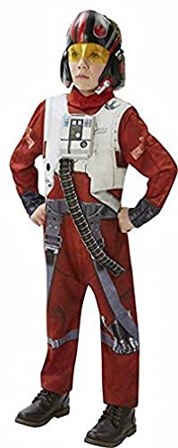 Rubie's 3620265 - EP7 X-Wing Fighter deluxe child, L, rot/weiß von Star Wars