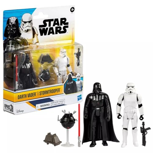 STAR WARS Darth Vader und Stormtrooper Actionfiguren-Set – 2 Stück von Star Wars