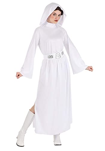 STAR WARS Jazwares Adult Princess Leia Hooded Sm, White (JAZ 1020-S) von Star Wars