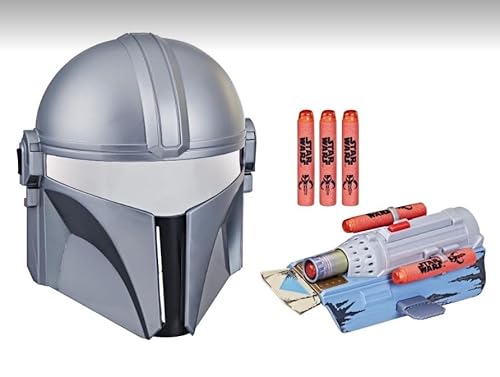 STAR WARS Nerf The Mandalorian Rocket Gauntlet + Mask Set, Nerf Dart-Launching Toy for Kids Roleplay, Toys for Kids Ages 5 and Up von Star Wars