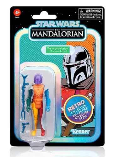 STAR WARS Retro Collection Prototype Edition Articulated Action Figure Exclusive (Mandalorian) von Star Wars