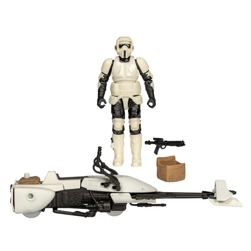 STAR WARS Epic World of Action Scout Trooper & Speeder Bike, 10.2 cm Actionfigur & Fahrzeug, Spielzeug für 4 Jahre alte Jungen und Mädchen & Up von Star Wars